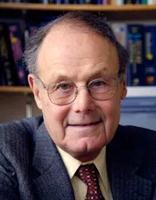 Portrait of David Nathan in his office.
